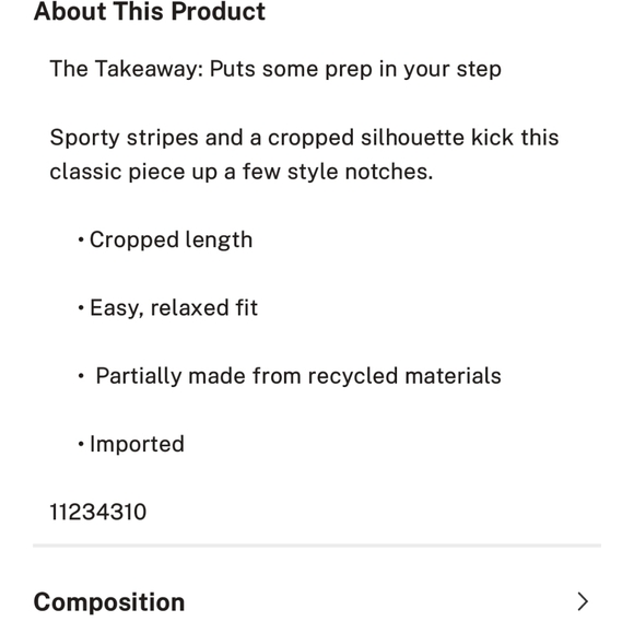 Victoria's Secret PINK Cream Reverse Fleece Cropped Sweatshirt NWT SZ XL - Picture 7 of 11